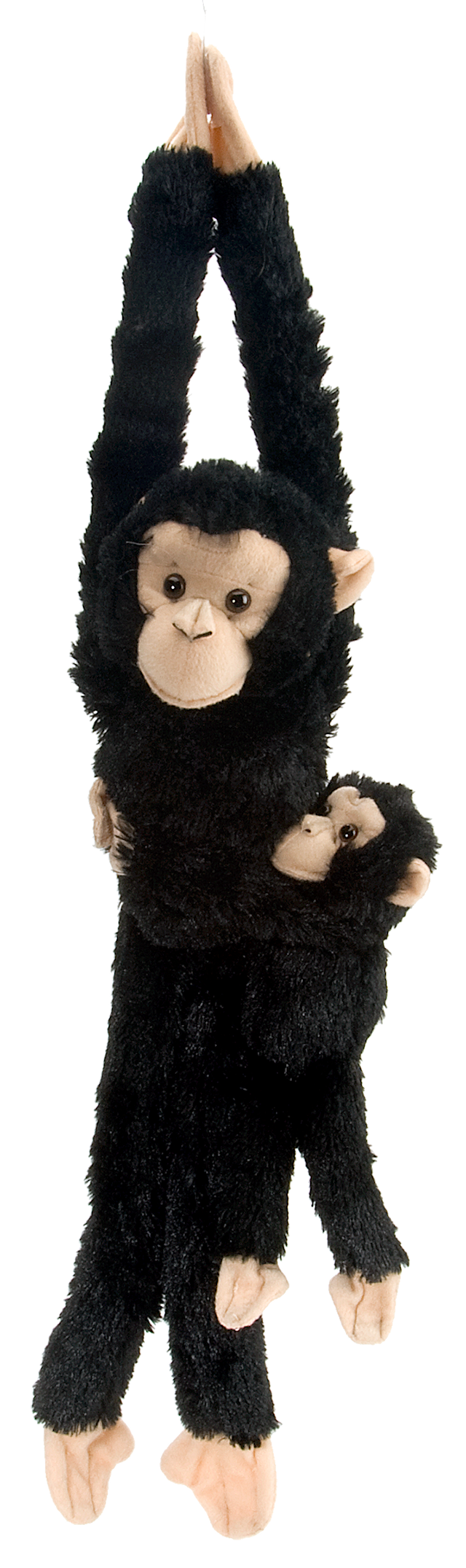 Hängande Schimpans med unge, Gosedjur 50 cm, Wild Republic