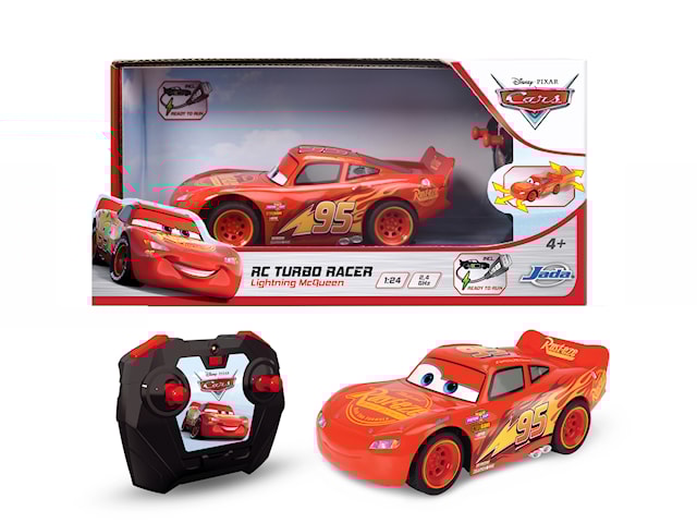 Disney Biler Radiostyrt Lynet McQueen Turbo Racer 1:24