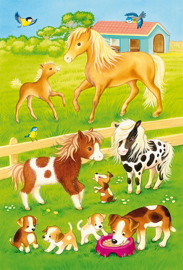 Tuotekuva 3 - Palapeli Maatilaystäväni 3x24 palaa, Schmidt