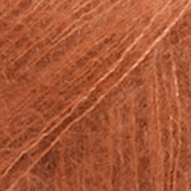 Kid- Silk Uni Colour 25 g Rust 33 Drops