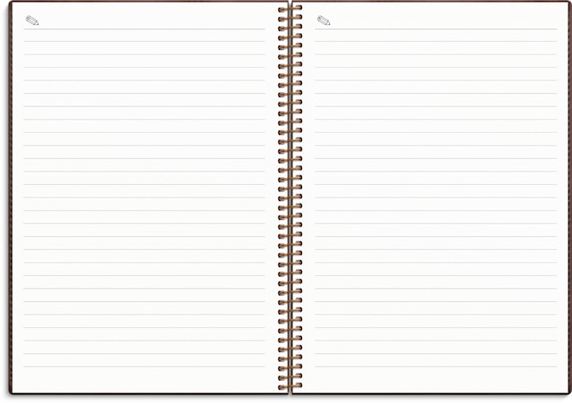 Produktbild 4 för Kalender 2026 A5 Business Twist Brun Burde