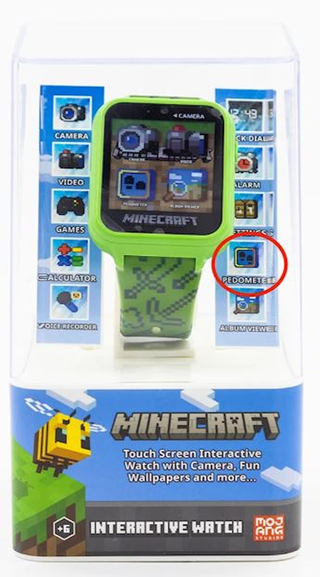 Produktbild 3 för Smartklocka Minecraft Accutime