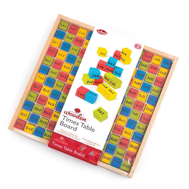 Tuotekuva 3 - Kertolaskuharjoitus Laskulevy Puuta Tobar