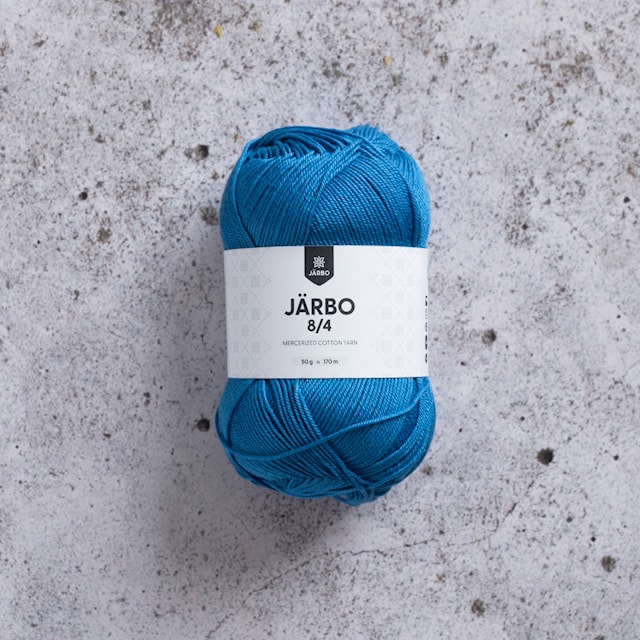 8/4 Bomullsgarn 50 g Flaggblå (32009) Järbo