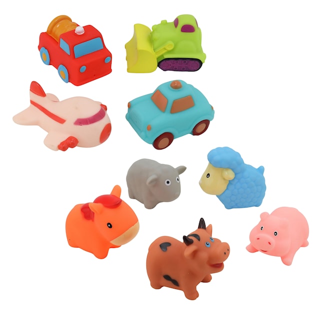 Produktbilde 1 for Badeleker Bondegårdsdyr + Trafikk, Rätt Start