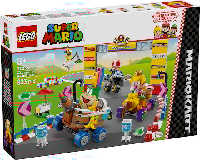 Produktbild 1 för Mario Kart™ – Baby Peach & Grand Prix LEGO® Super Mario (72036)