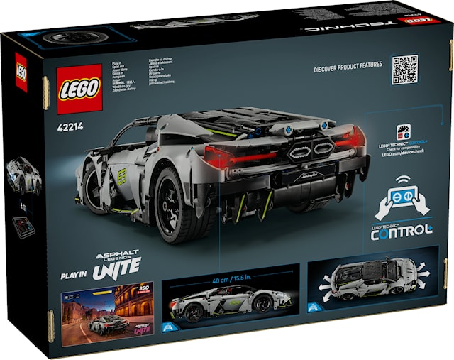 Produktbilde 4 for Supersportsbilen Lamborghini Revuelto LEGO® Technic (42214)