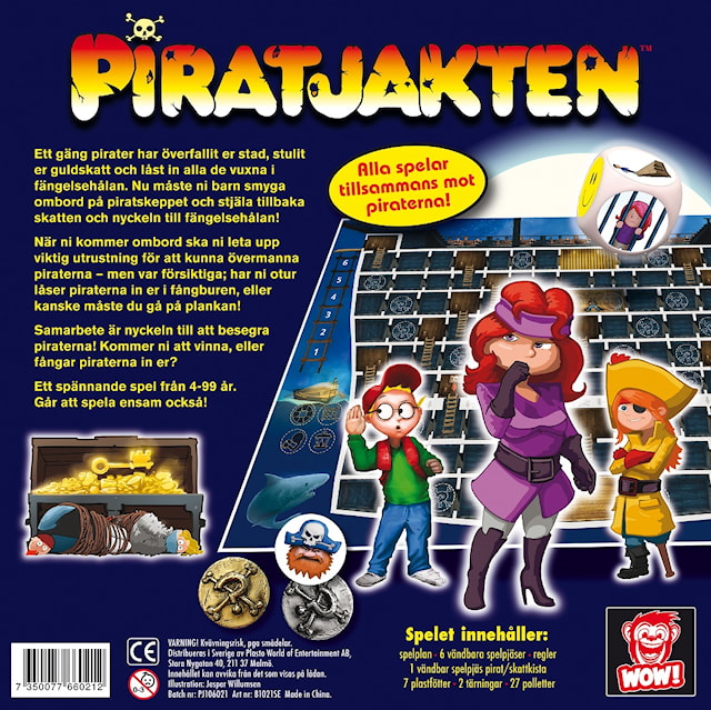 Produktbild 2 för Piratjakten, Barnspel (SE), WoW