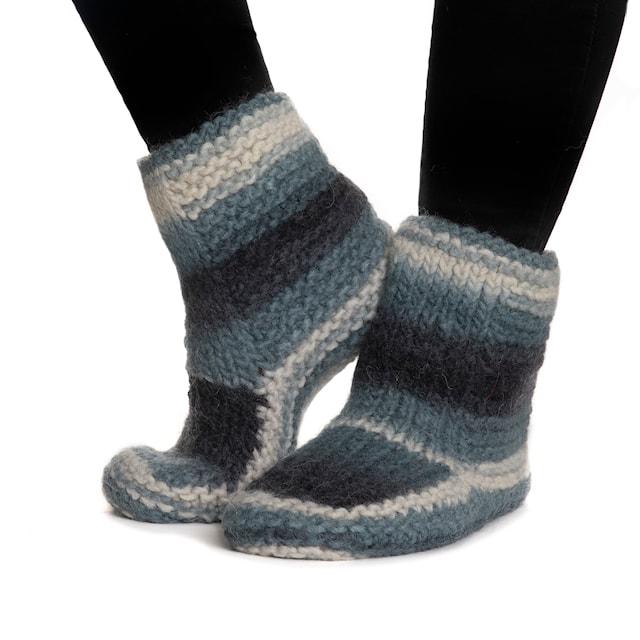 Produktbild 2 för Naturgarn 50 g Multi petrol 612 Viking Garn