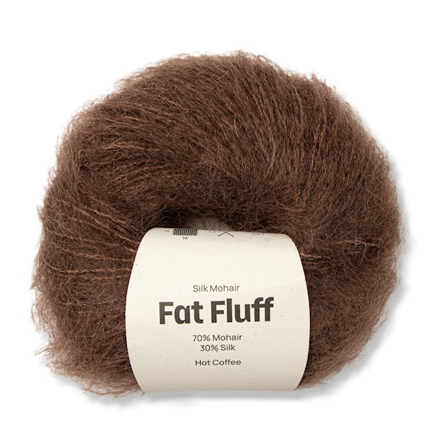 Silkki-Mohair Fat Fluff 25 gr Hot Coffee A785 Adlibris