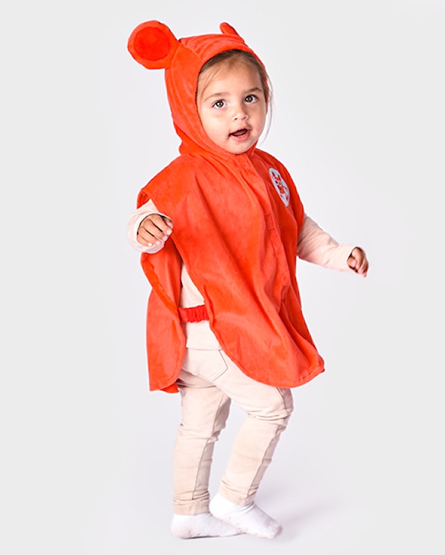 Produktbild 2 för Maskeraddräkt Babblarna Bobbo Röd 86-110 cm Den Goda Fen