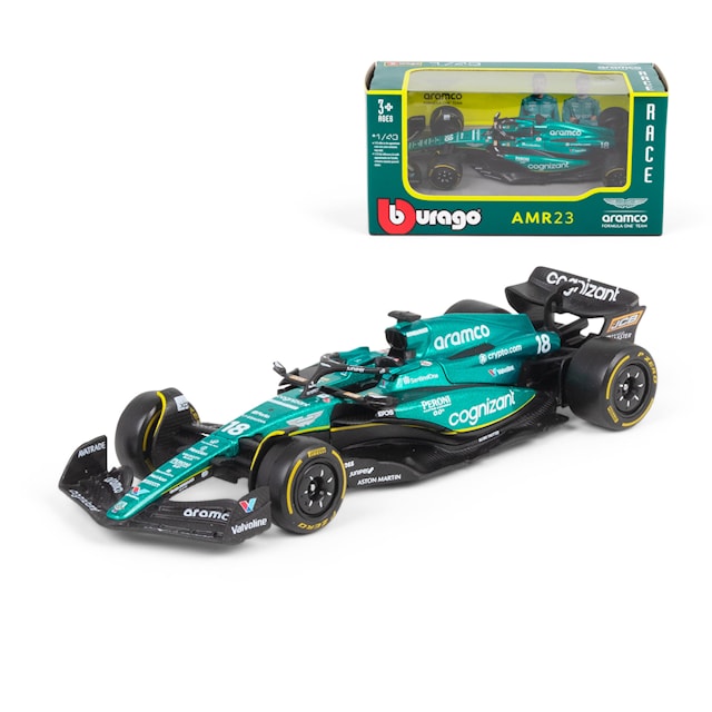 Produktbild 6 för 1:43 F1 Aston Martin 2023 AMR23 #18 Lance Stroll; Burago