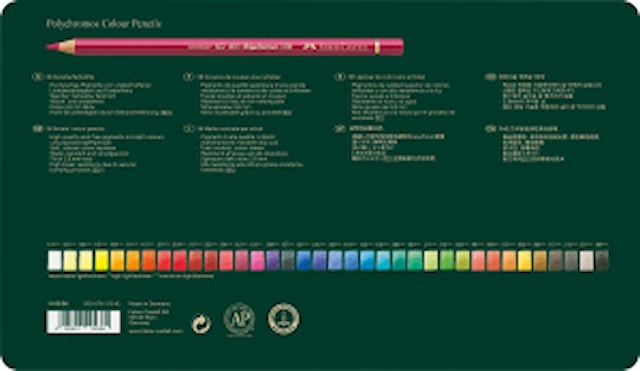 Produktbilde 5 for Polychromos Fargeblyanter Metalletui 36 pakning Faber-Castell