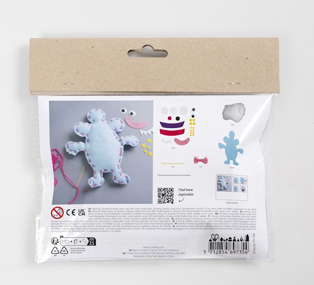 Produktbild 3 för Start DIY Kit Sömnad Monster