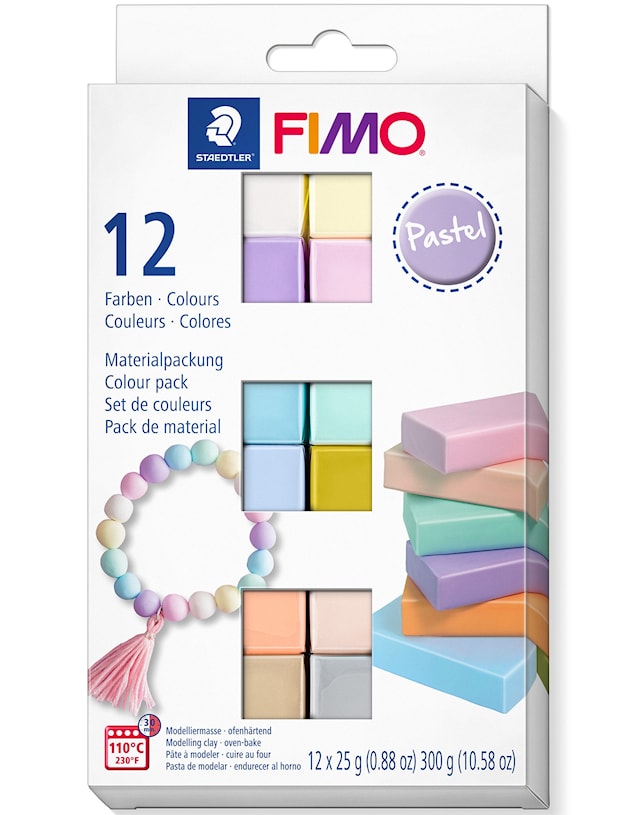 Tuotekuva 1 - FIMO Soft Colour 12 kpl Pastellivärit