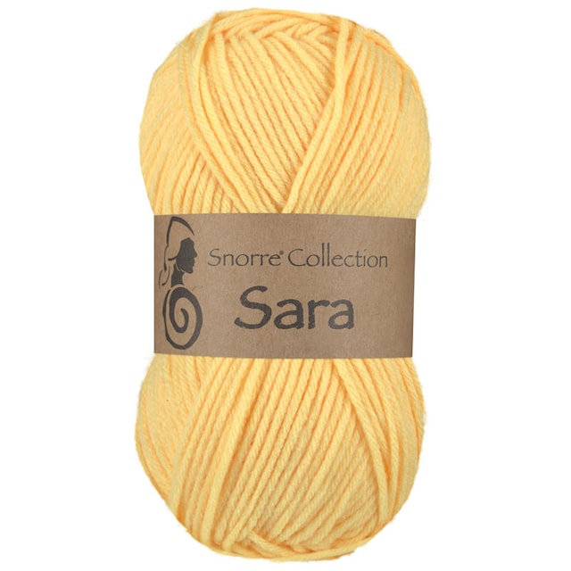 Sara Akryylilanka 50 g Keltainen 945, Viking Snorre
