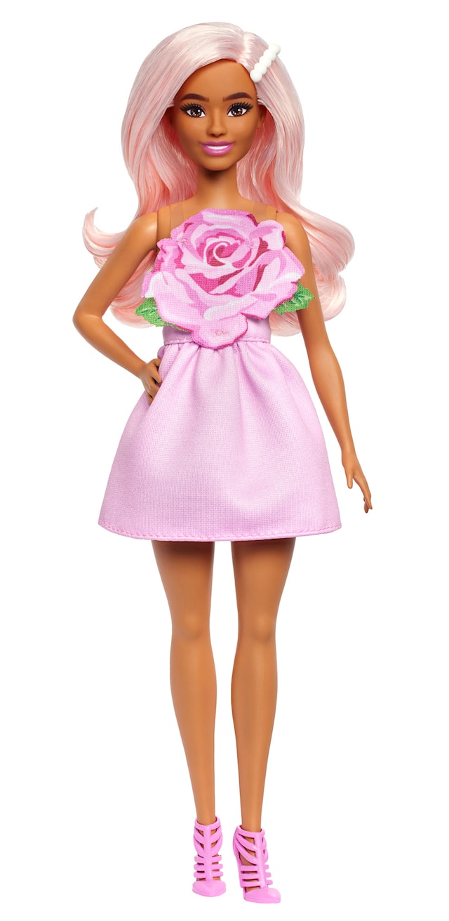 Produktbild 3 för Barbie Fashionista Modedocka Pink Rose