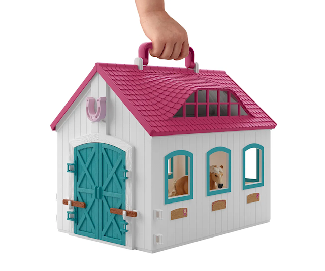 Tuotekuva 4 - Horse Club Open Stable Little Horseshoe Schleich