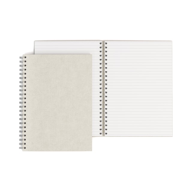 Produktbilde 3 for Notatbok A4 Linjert Linen 90 Sider Bigso Box of Sweden