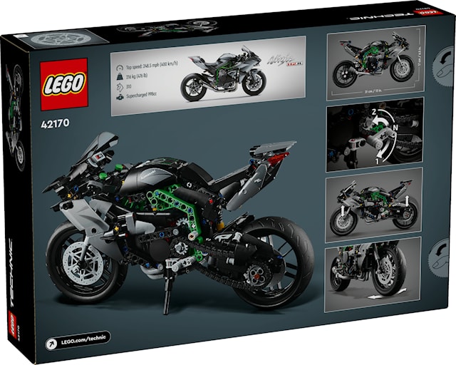 Produktbilde 3 for Kawasaki Ninja H2R-motorsykkel LEGO®  Technic (42170)