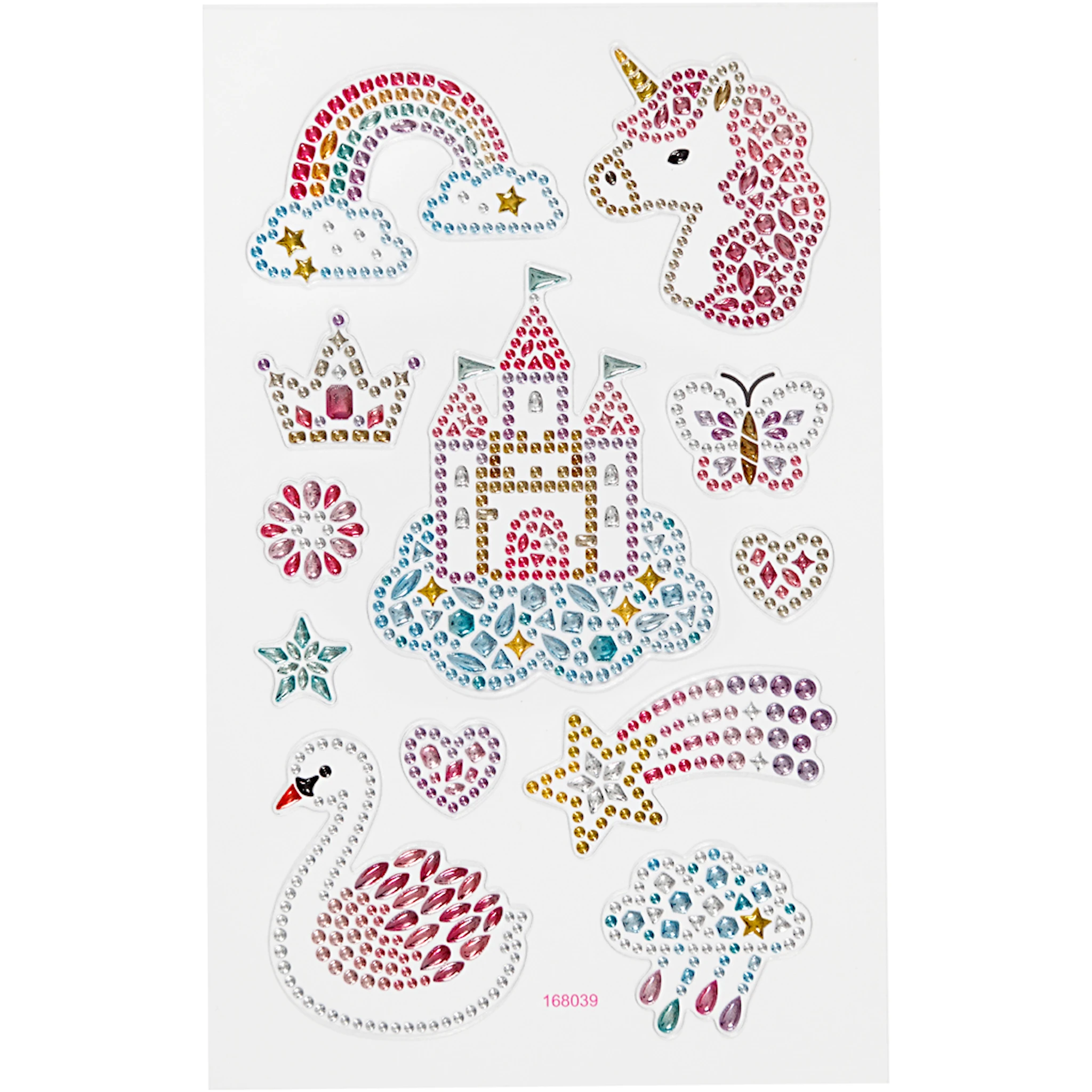 Tuotekuva ille Timanttitarrat, yksisarvisten maailma, arkki 10x16 cm, 1 ark