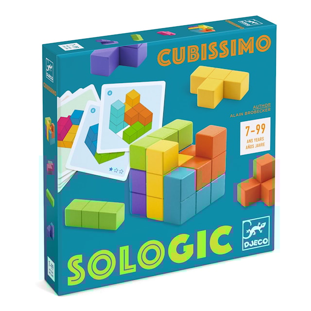 Produktbilde 1 for Spill Cubissimo Sologic 30 Tredimensjonale IQ-puslespill Djeco
