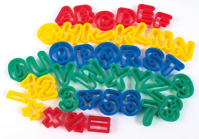 Tuotekuva 2 - Muottisetti Kirjaimet ja Numerot Playbox