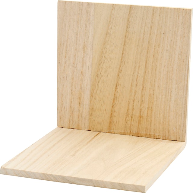 Produktbild 2 för Bokstöd i trä 15x15x15 cm 1-pack
