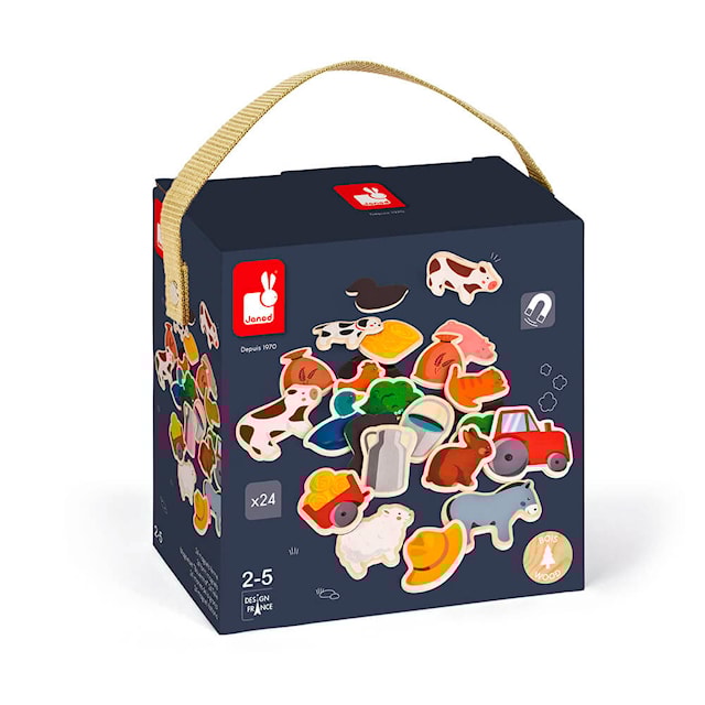 Produktbild 1 för Magneter Bondgård 40 Bitar Janod