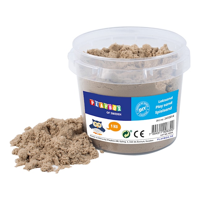 Produktbild 1 för Leksand Natur 1 kg Playbox