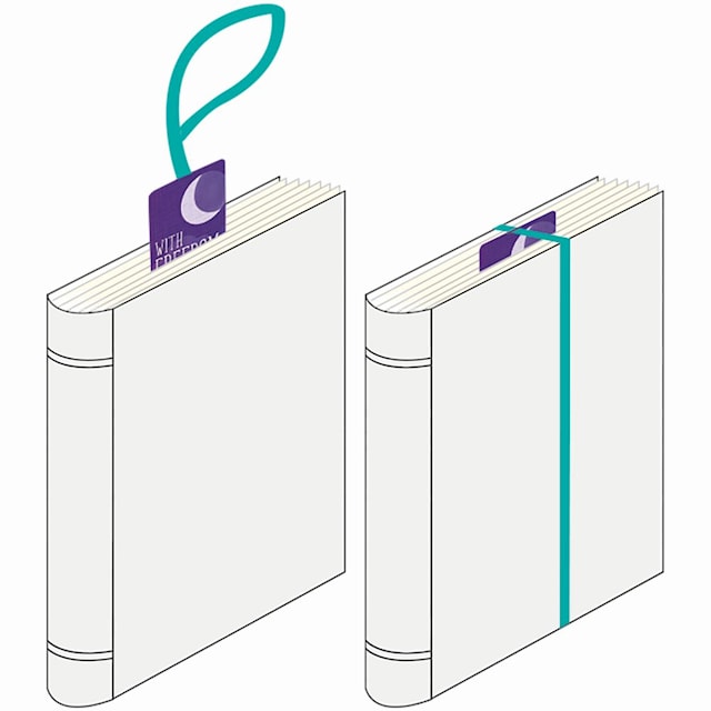 Produktbild 2 för Bokmärke Med Elastiskt Band Book Lover