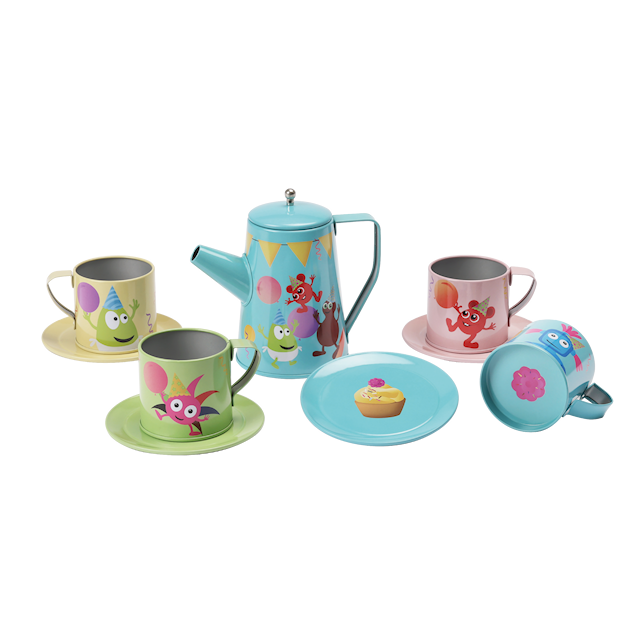 Produktbild 1 för Babblarna Teservis i Plåt Micki