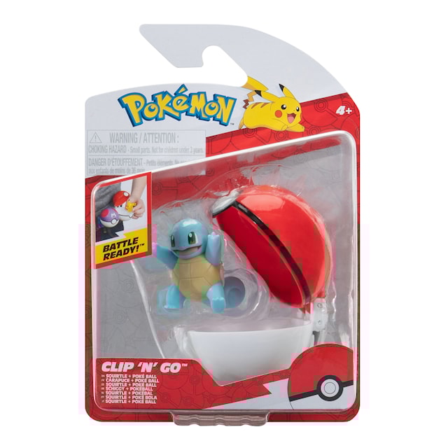 Tuotekuva 2 - Pokemon Clip N Go Squirtle With Poke Ball