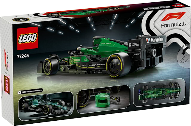 Tuotekuva 3 - Aston Martin Aramco F1® AMR24 ‑kilpa-auto LEGO® Speed Champions (77245)