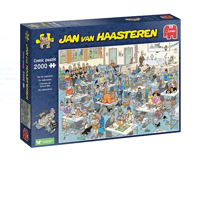 Produktbild 4 för Jan Van Haasteren Kattenshow Pussel 2000 bitar, Jumbo