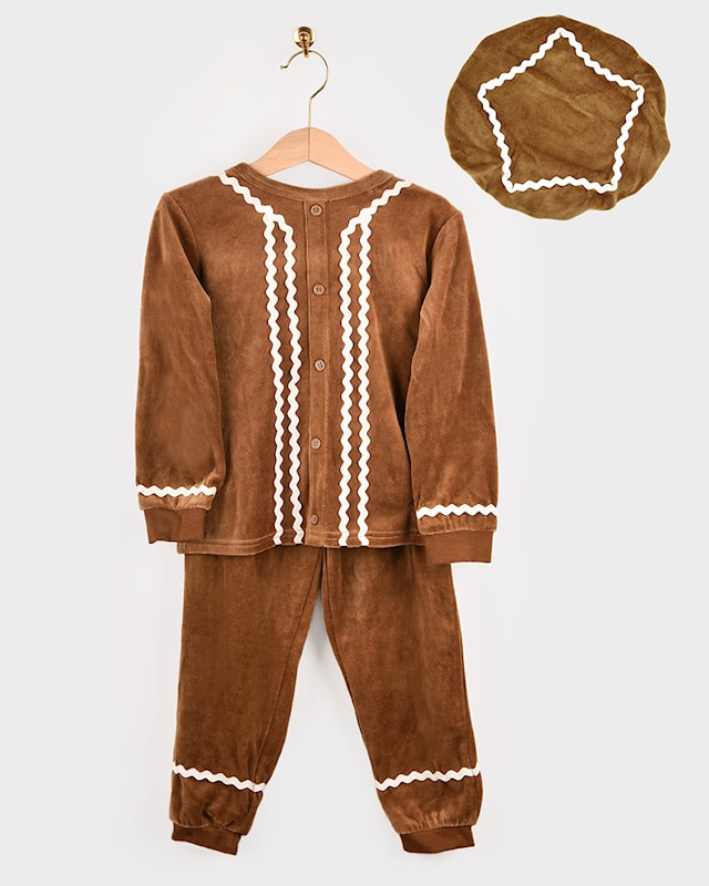 Produktbild 1 för Pepparkaksdräkt 98-104 cl 3 delar Den goda fen