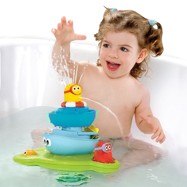 Produktbild 2 för Yookidoo Badleksak Stack 'n' Spray Tub Fountain