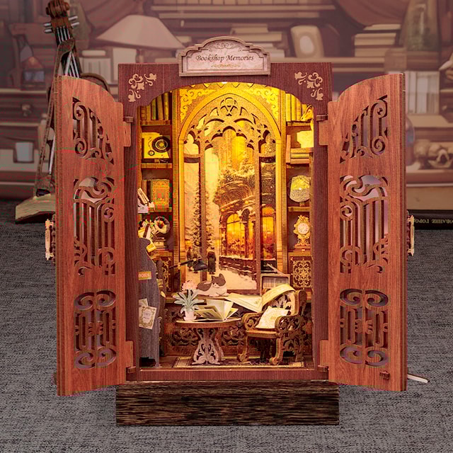 Produktbild 3 för Miniature Book Nook: Bookshop Memories