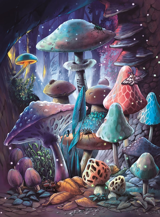 Tuotekuva 2 - Moonlight Mushrooms 500p glow