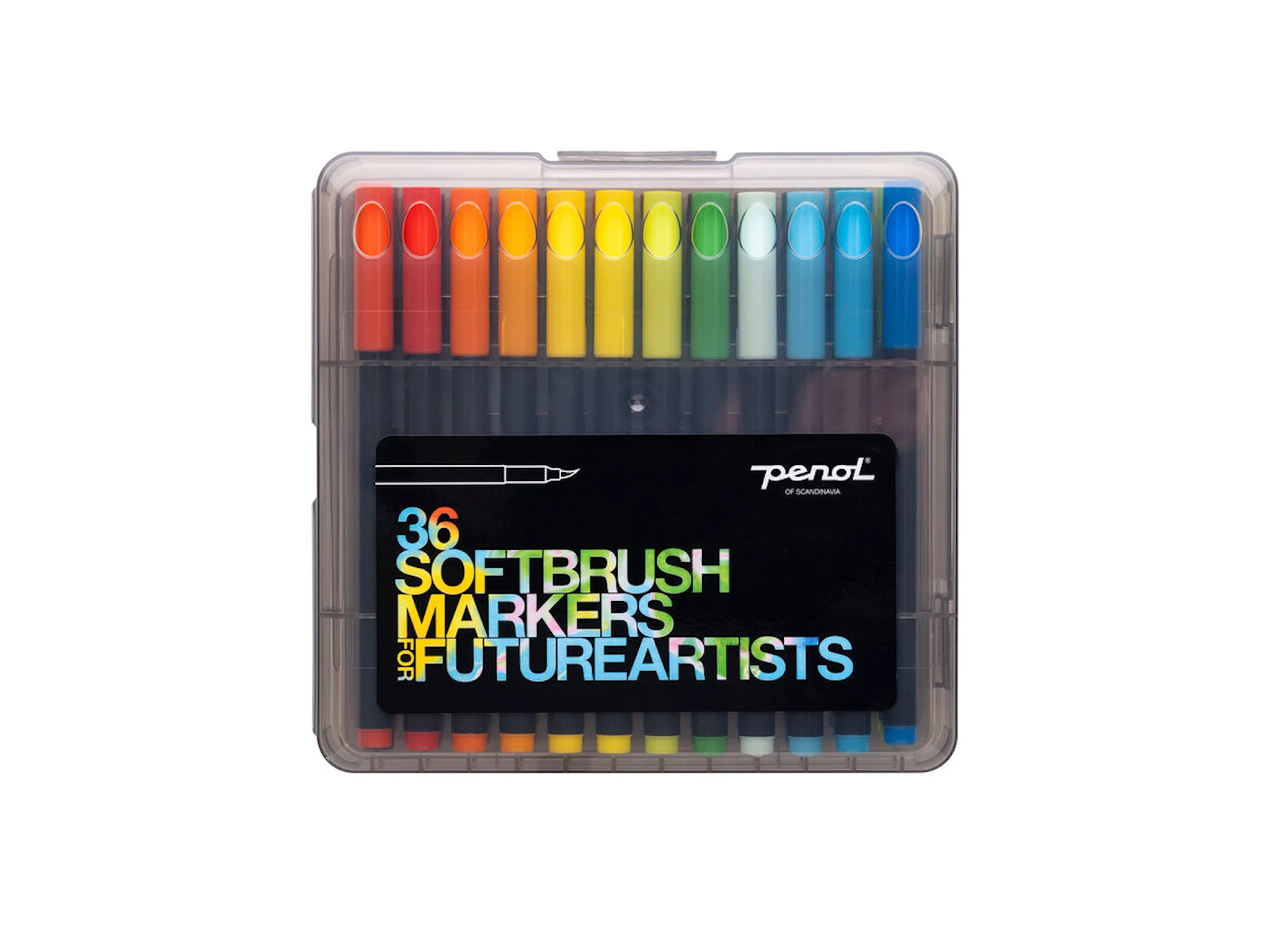 Produktbilde for Softbrush tusjer for fremtidige kunstnere 36 farger Penol