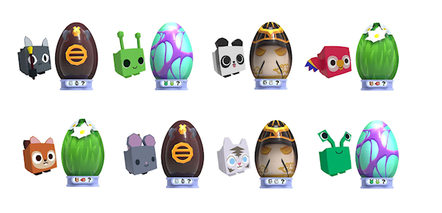 Produktbild 2 för Mystery Pet Figurset 2-Pack Pet Simulator
