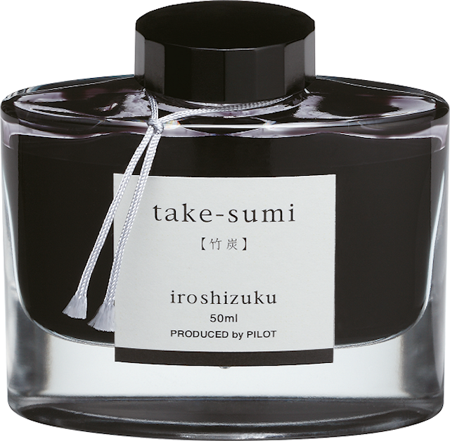Produktbilde 1 for Skygger av Sort Iroshizuku blekk  Sort Take-Sumi 50 ml Pilot