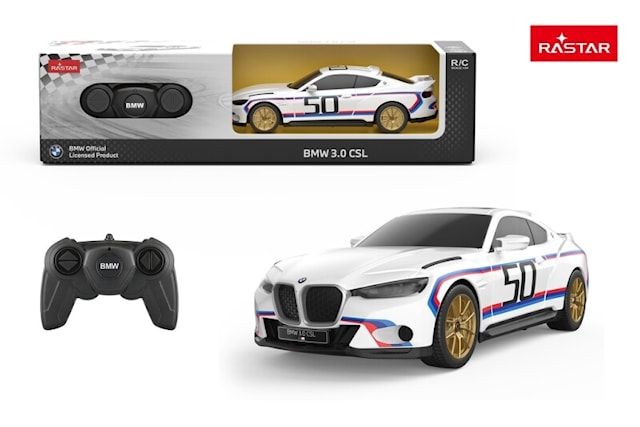 Tuotekuva 2 - R/C 1:24 BMW 3.0 CSL Valkoinen Rastar