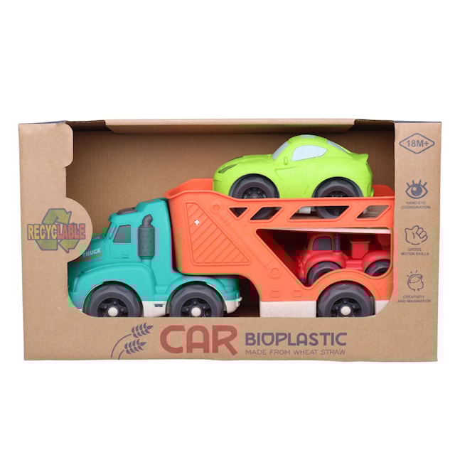 Tuotekuva 2 - Hinausauto 2 Autolla 32 cm Bioplast Suntoy