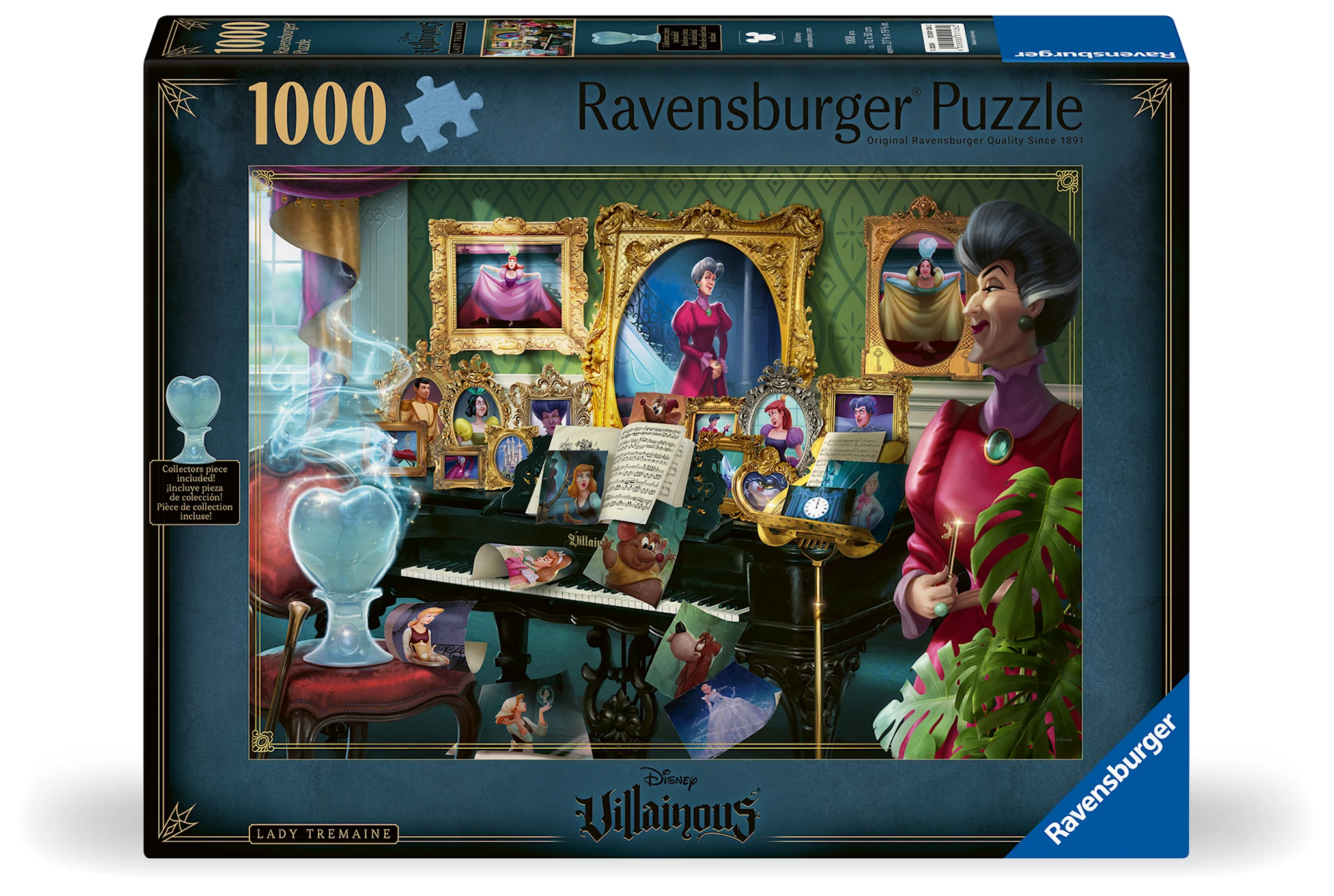 Produktbilde for Puslespill Villainous Lady Tremaine 1000 brikker, Ravensburger