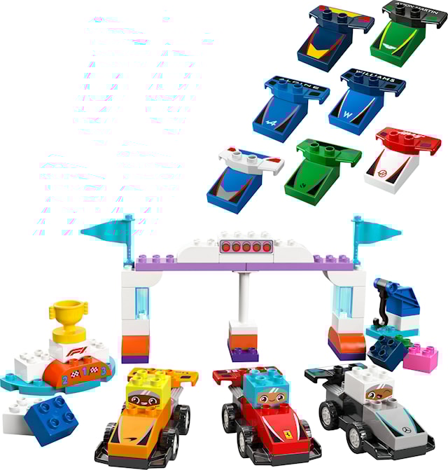Produktbilde 2 for F1® Team med racerbiler og sjåfører LEGO® DUPLO® Town (10445)