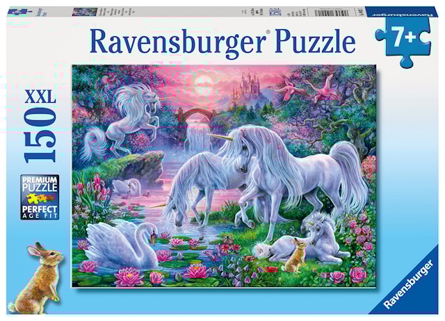 Produktbilde 2 for Unicorns in the Sunset Glow, Puslespill, 150 brikker, Ravensburger
