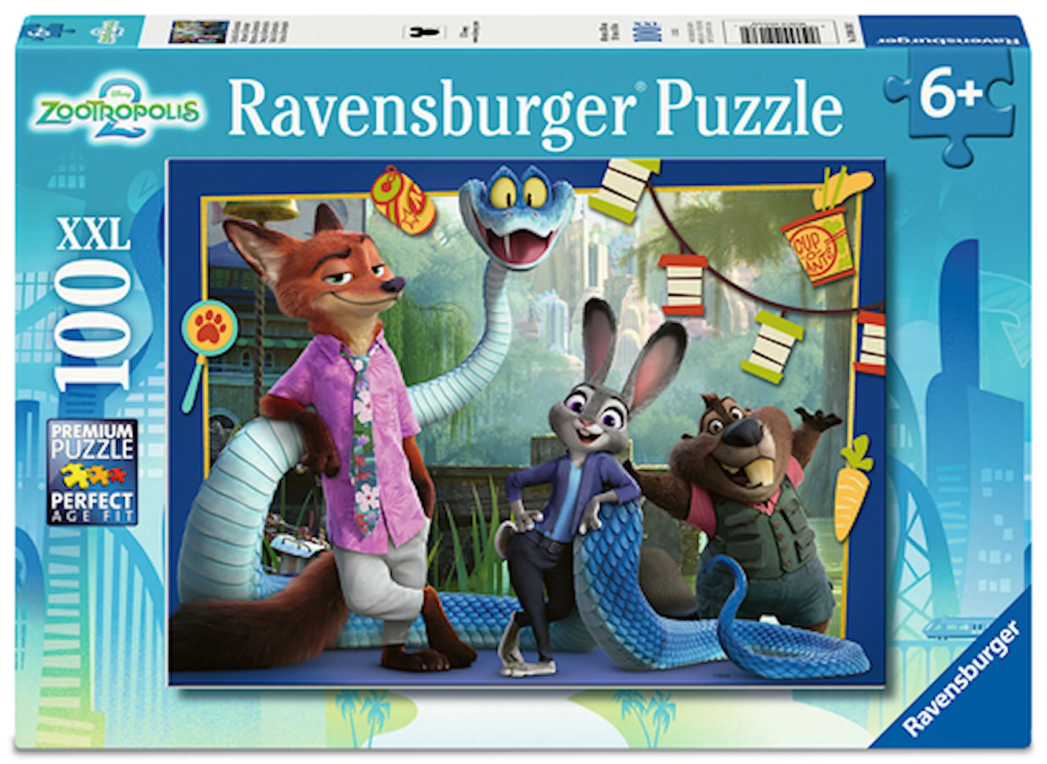 Tuotekuva ille Zootopia 2 Palapeli 100 XXL-palaa, Ravensburger