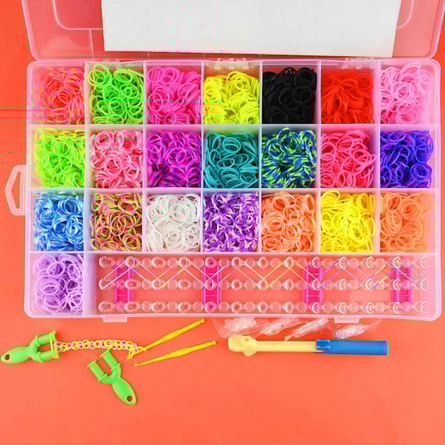 Tuotekuva 2 - LOOM BANDS DIY BOX 5600pcs Robetoy