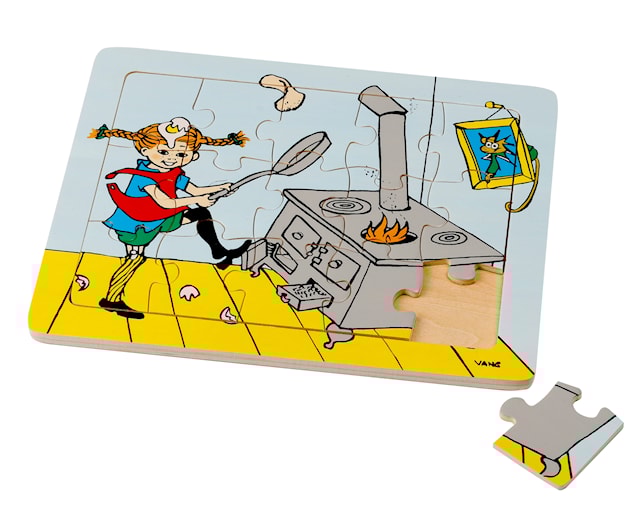 Produktbilde 1 for Pippi Rampuslespill 15 Brikker, Micki